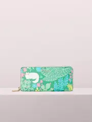 sylvia garden posy slim continental wallet