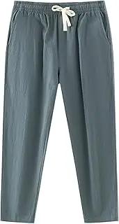 [Generic] Men's Baggy Sweatpants Active Workout Jogger Pants for Men with Pockets Wide Leg Drawstring Gym Running Track Pant