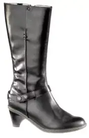Dr Martens Slip On Boots Jenna Mid Calf Black Palatino 12301001 Doc
