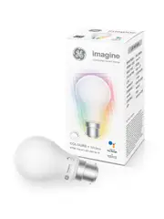 GE Imagine Sync 8W BC RGB LED Dimmable A60 Smart Globe