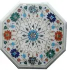 13 Inches Corner Table Top , Marble Coffee Table Top , Lawn Side Table for Home
