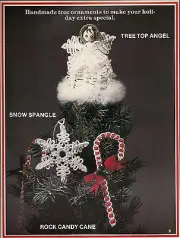 Christmas Angel Tree Topper Pattern - Craft Book: Macrame Tree-Time Favorites