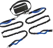 Dog Tie Out Cable,Reflective Tie-Out Cable for Heavy Dogs, to Two Pet Rope, Heavy Duty Recall Training Doggy Lead with Storage Bag Long Pet Supplies for Medium Large Running