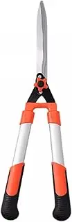 Hedge Trimmer, Heavy Hedge Trimmer, Secateurs, Manual Hedge Trimmer with Sharp Wavy Blades for Pruning Borders, Boxwood and Shrubs (Telescopic Size 79-113 cm)(64 cm)