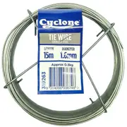 3x Tie Wire Stainless Steel Cyclone 1.6mm 15M Fence Fencing Tying Spool Cable