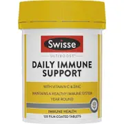 Swisse Ultiboost Daily Immune Support 120 Tablets - Vitamin C & Zinc
