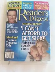 Reader's Digest April 2006, Health Crisis, US Borders, Robin Williams