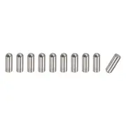 3x4mm Dowel Pins, 10pcs Round Head Flat Chamfered End Dowel Pin