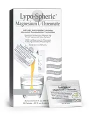 Lypo-Spheric Magnesium L-Threonate - 30 Packets - 77mg Per Packet - Liposome ...