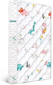 Letmxiu Premium 5" Crib Mattress and Toddler Mattress, Dual-Sided and Firm Toddler Bed Mattress, Hypoallergenic Toddler Mattress for Toddler Bed, Non-Toxic Fits Standard Crib and Toddler Bed