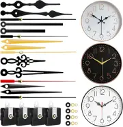 4 PCS High Torque Quartz Clock Movement Mechanism Replacement Clock Kit with 5 D