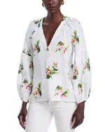 Tommy Bahama Florentina Flourish Linen Top