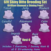 6IV Shiny Ditto Japanese or English Pokemon Brilliant Diamond and Shining Pearl