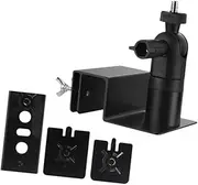 Perfeclan Security Camera Bracket Gutter Mount Sturdy Hanger Hooks Camera Holder Stand Adjustable Siding Clips for Indoor Outdoor Hotel, Black