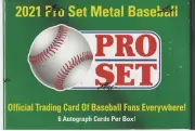 2021 PRO SET METAL BASEBALL FACTORY SEALED HOBBY BOX