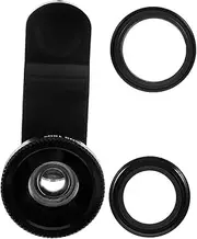 TEHAUX 1 Set Mobile Camera Lens Kit Fisheye Macro Wide Angle Lens for Smartphones Portable Clip Design for Easy Use for Travel Daily Photography