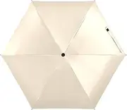 [RPLIFE] Travel Umbrella UV Protection, Windproof Folding Umbrella, Backpack Purse Portable, Ideal for Women, Papaya Whip