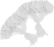 Angoily 200pcs White Price Tags with Pre Strung String Marking Labels for Jewelry and Use for Holidays Easy Attachment