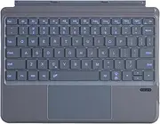 Type Cover for Microsoft Surface Go 4 (2023)/Surface Go 3(2021)/Surface Go 2(2020)/Surface Go 1(2018) Portable Slim Wireless Keyboard with Touchpad Tablet Keyboard, 7 Color Backlit (Gray, Backlit)