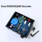 Dual ES9038Q2M Decoder Bluetooth Receiver XLR Balanced DAC Headphone Amp LDAC US