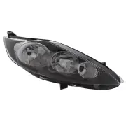 Ford Fiesta Mk7 2008-2012 Headlight Headlamp Black Drivers Offside Right