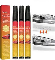 All Cars Magic Pen For Car Scratches, Automotive Touchup Paint, Magic Car Scratch Removal Pen, Weatherproof Touch Up Paint Pens, Quick And Easy Scratch Repair Pens For Cars (3pc)