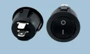 CIRCULAR ROCKER SWITCH ON / OFF 6A MAX 250V MOTORHOME CAMPER CARAVAN projects