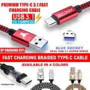 Fast Charging USB C Type C Charger Cable For Samsung S20 S10 S9 S8 Plus Note 20