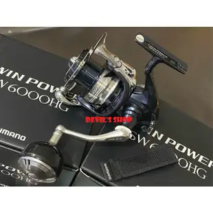 SHIMANO 21年 TWIN POWER SW 6000HG 岸拋/船拋捲線器