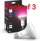 Philips Hue 85-Watt White and Color Ambiance BR30 LED Smart Bulb 3 PACK!