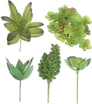 1 Set Realistic Succulents Mini Artificial Palm Tree Figurines Faux Artificial Succulent Plants Succulents Artificial Plants Outdoor Fake Plant Fausse Plante Tombante Pot Plastic