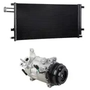 For Chevrolet Suburban 3500 HD 2019 AC Compressor w/ A/C Condenser Drier