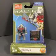 Mega Construx Halo Universe Heroes Series 15 Decimus Mini Figure Banished New