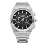 Citizen Men's Eco-Drive Chronograph Watch CA4580-50E Watch Colour Silver 4974374336972