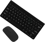 jojofuny Keyboard and Mouse Set Ergonomic Mouse Simple Wireless Keyboard Comfortable Typing Experience