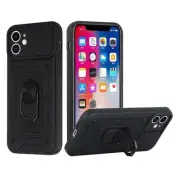 "GSA Shockproof Case with Ring Stand for iPhone 13 Mini - Black"