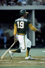 Bert Campaneris Oakland Athletics and the American League All Sta- 1974 Photo 2