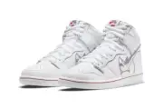 Size US9/UK8/EU42.5 - Nike Oski x Dunk SB High Great White Shark✅ FREE SHIP