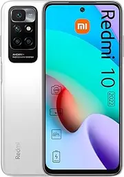 [Xiaomi] Redmi 10 2022 Smartphone, 6.5 Inch FHD+ DotDisplay, MediaTek Helio G88, AI Quad Camera (4GB + 64GB, Pebble White)