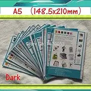 Tool Parts A5 Paper 50 Pieces of Dark Inkjet Heat Transfer Paper Thermal Papel Transfer Printing Paper for T Shirt Fabric