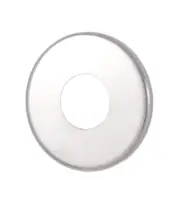 B&P Lamp 1/2" Seating Ring, Nickel Plated, Turned Br.