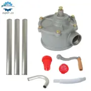 44 Gallon Drum Hand Pump Rotary Drum Pump Diesel Fuel Kero Oil AU Aluminium