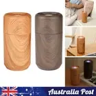 Car Air Purifier USB Diffuser Aroma Oil Wood Grain Humidifier Mist w/Night Light