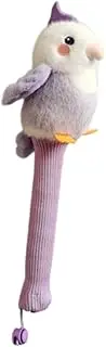 Little Bird Doll Badminton Racket Handle Cover Grip Protector, Decoration Flannel Knitted Cloth Protective Cover 30 cm Length