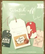 Starbucks Inklings Paperie - Make Your Own Scratch-Off Message Gift Tags