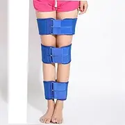 [Generic] Adjustable O/X Leg Correction Belt Corrector Legs Knee Straightening Correction Band Corrector Beauty Leg Band Belt (Color : Blue, Size : XX-Large)