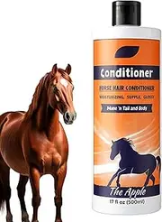 Mane and Tail Shampoo | 500ml Natural Mane and Tail Detangler Shampoo,Shower Bath Solution, Horse Grooming Supplies, Add Shine, Detangle, Repel Dirt & Dust, Reduces Breakage