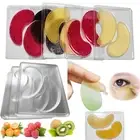 24 Pairs Under Eye Patches Mold Plastic Transparent Eye Patch Molds Tray For ECM