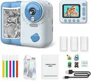 Kids Camera Instant Print, 1080P HD Digital Video Cameras, Portable Camera, Instant Camera, Pri Children's Kids Cameras That