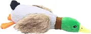 Plush Duck Dog Toy, Double-Layer Fabric Plush Duck Dog Toy, Squeaky Dog Toys for Aggressive Chewers, Duck Interactive Filler Chew Toys with Squeaker for Small Medium Large